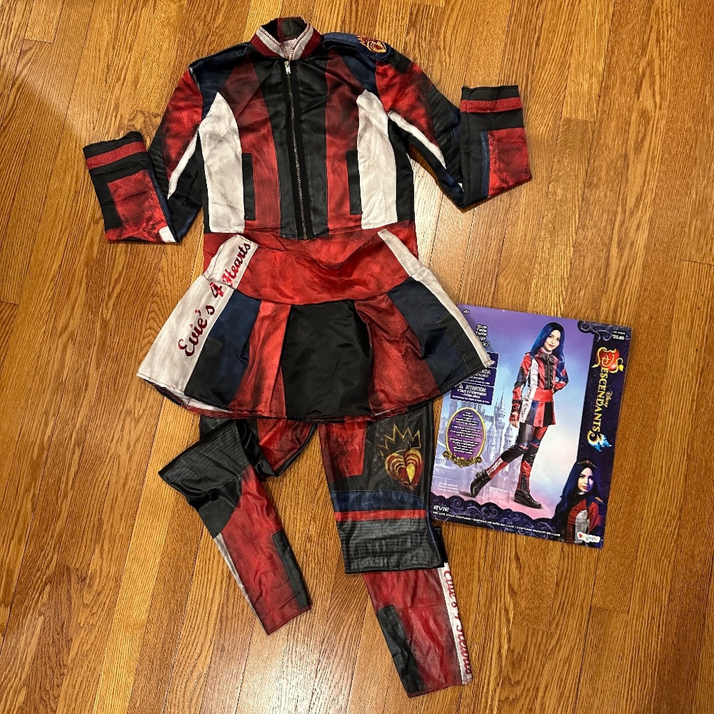 Halloween Costume: Disney Descendants Evie Deluxe Jumpsuit Sz Small